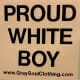 Proud White Boy Sticker