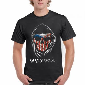 American Flag Reaper T Shirt