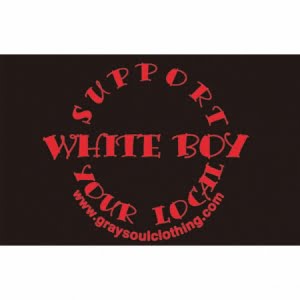 Support Local White Boy Flag