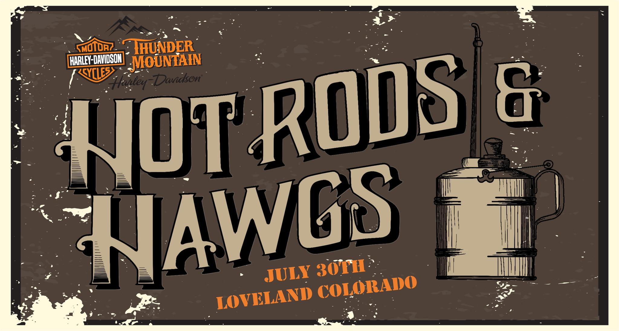 Hot rods and hawgs logo